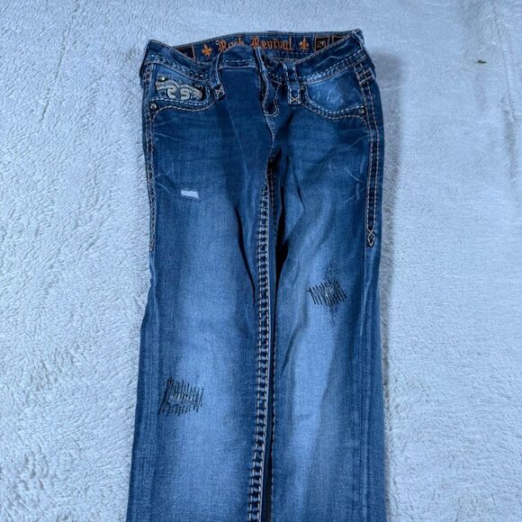 Rock Revival Caro Cropped Straight Skinny Women’s Jeans - Picture 4 of 9